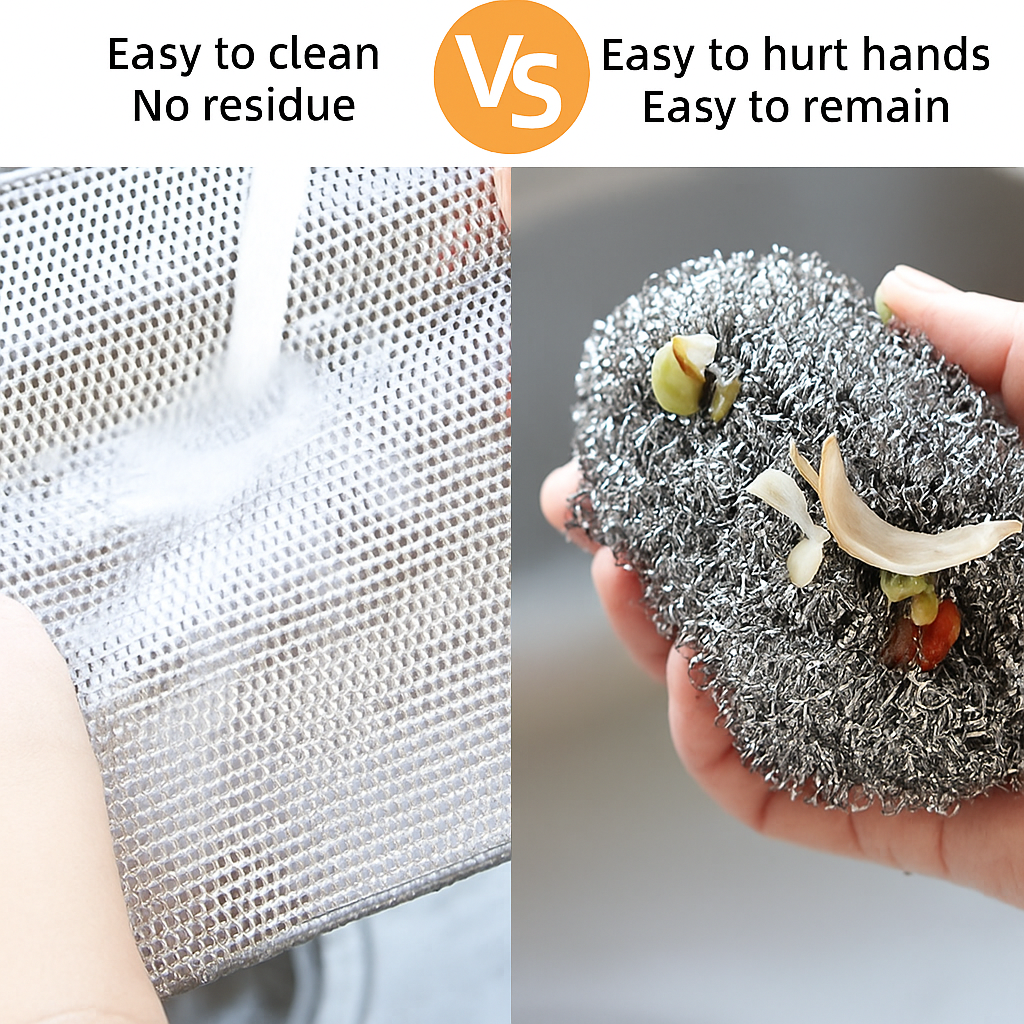 Heavy Duty Metal Mesh Scrubbing Cloths (15 Pack)