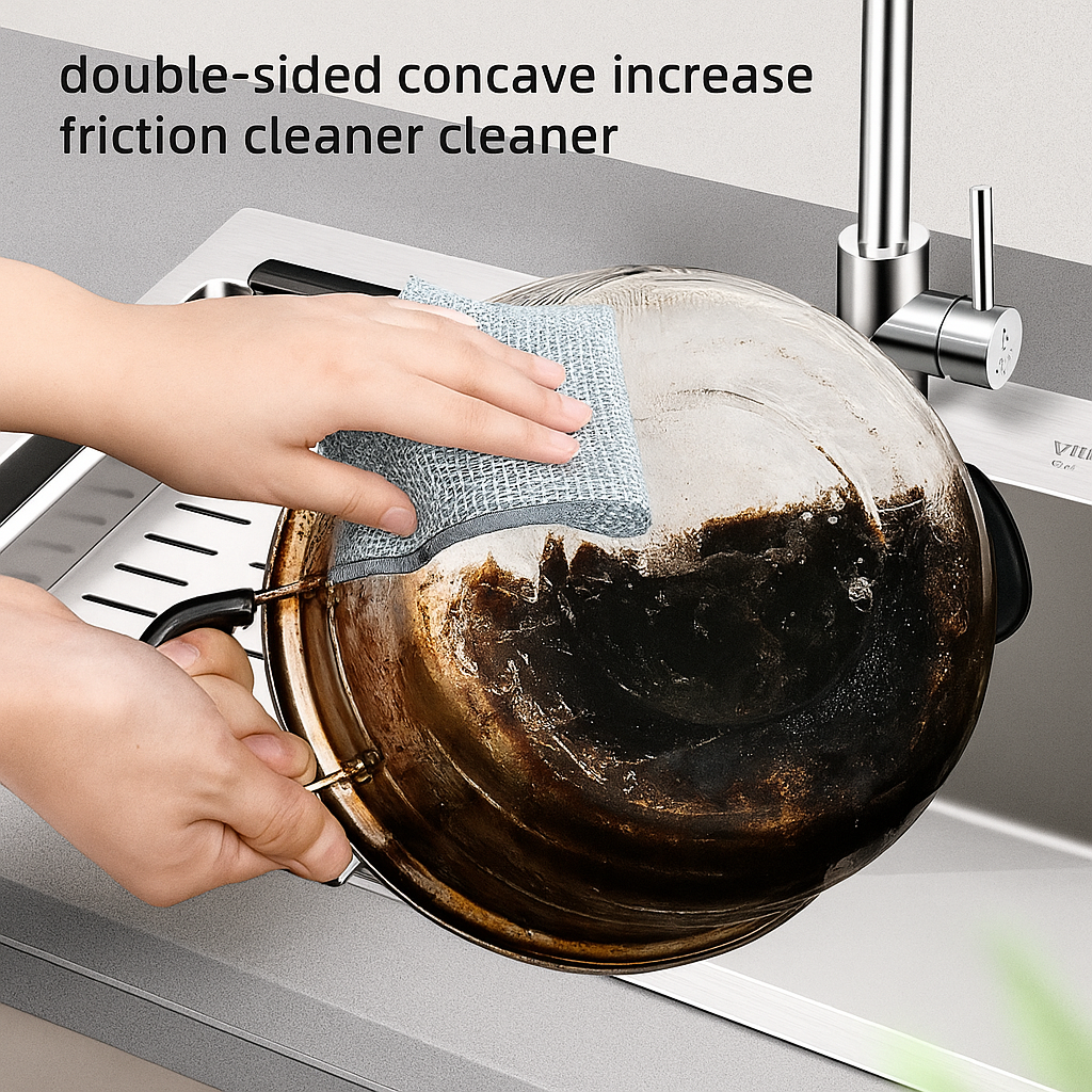 Heavy Duty Metal Mesh Scrubbing Cloths (15 Pack)